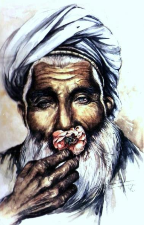Afghan à la Rose